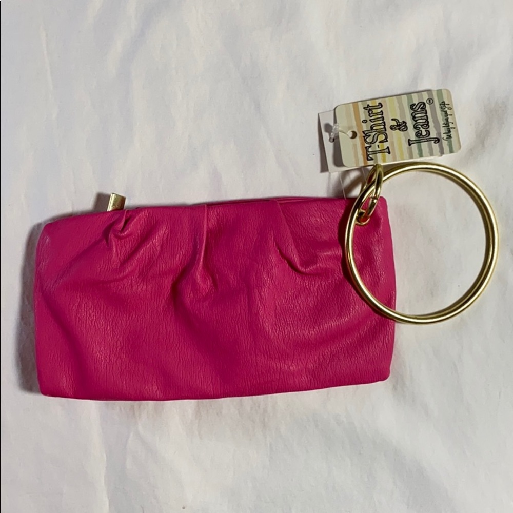 T-shirt and Jeans wristlet